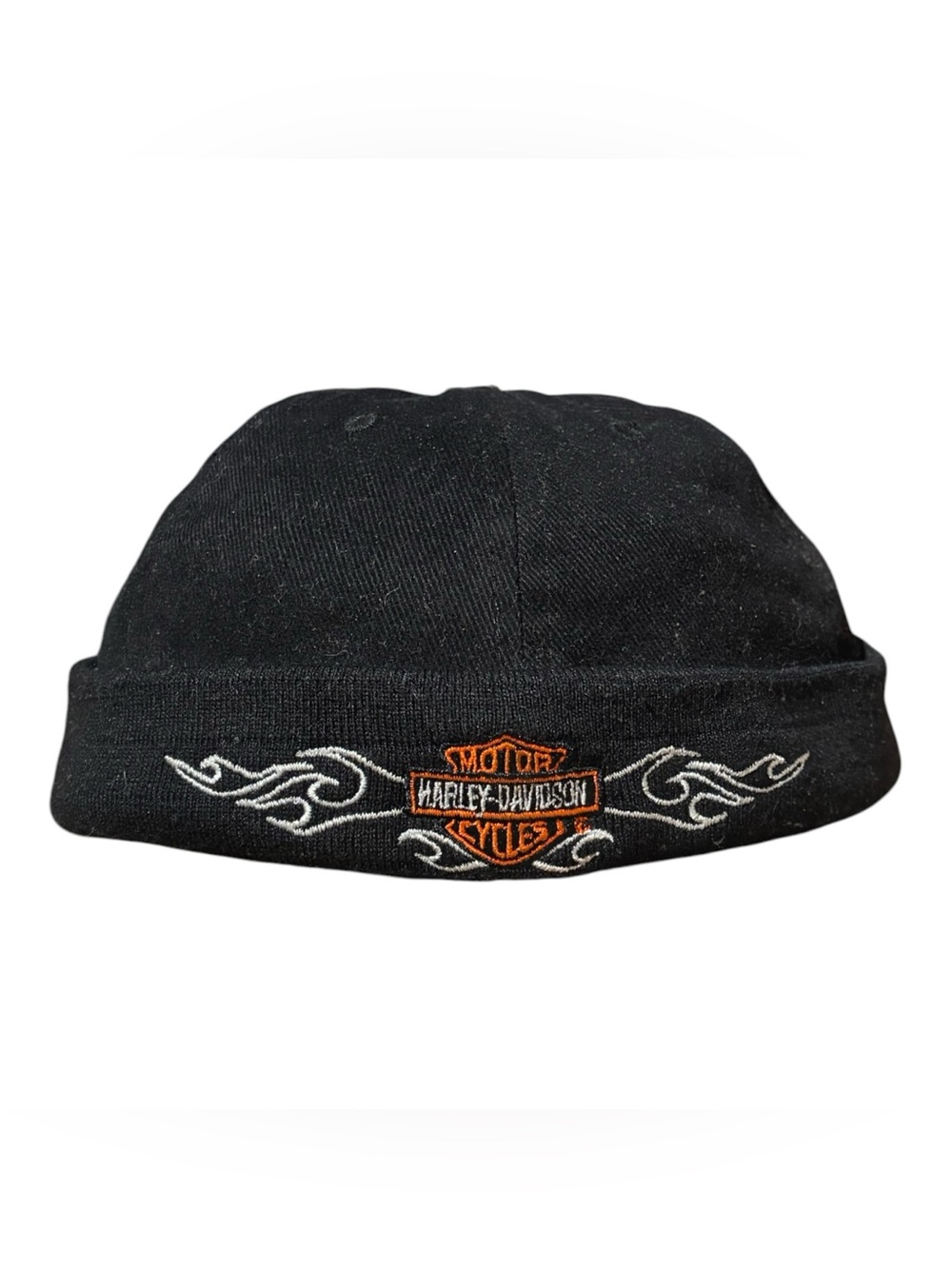 Harley Davidson Skull Cap Black